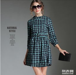 歐美風(fēng)新款格子連衣裙 廣州廠家直銷，一件起批引領(lǐng)時(shí)尚潮流